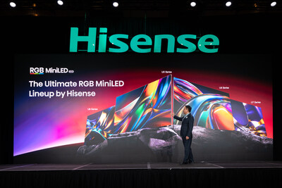 Hisense apresenta “Inovando uma vida mais brilhante” na CES 2026