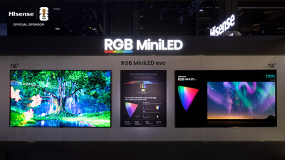 Hisense lança os modelos 116UXS e XR10, levando a tecnologia RGB MiniLED a uma nova era na CES 2026