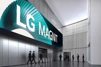 LG Electronics apresenta novo painel Micro LED LG Magnit na ISE 2026