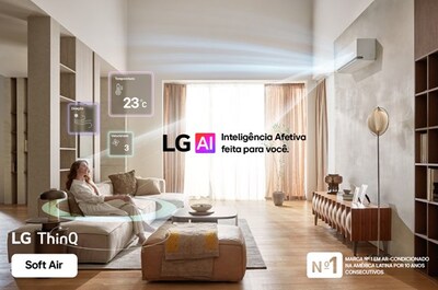 Novo modelo AI Air reforça pioneirismo dos ares-condicionados LG em inteligência artificial e marca nova fase do ar-condicionado residencial
