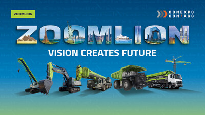 Zoomlion apresentará soluções inteligentes de construção e equipamentos de destaque na CONEXPO-CON/AGG 2026