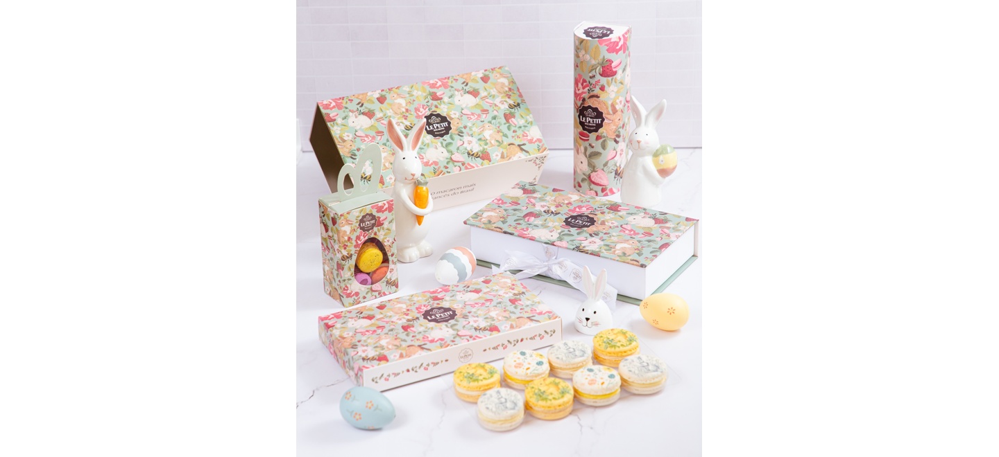 Páscoa com sotaque francês: Le Petit Macarons apresenta sabores decorados e embalagens exclusivas para a data