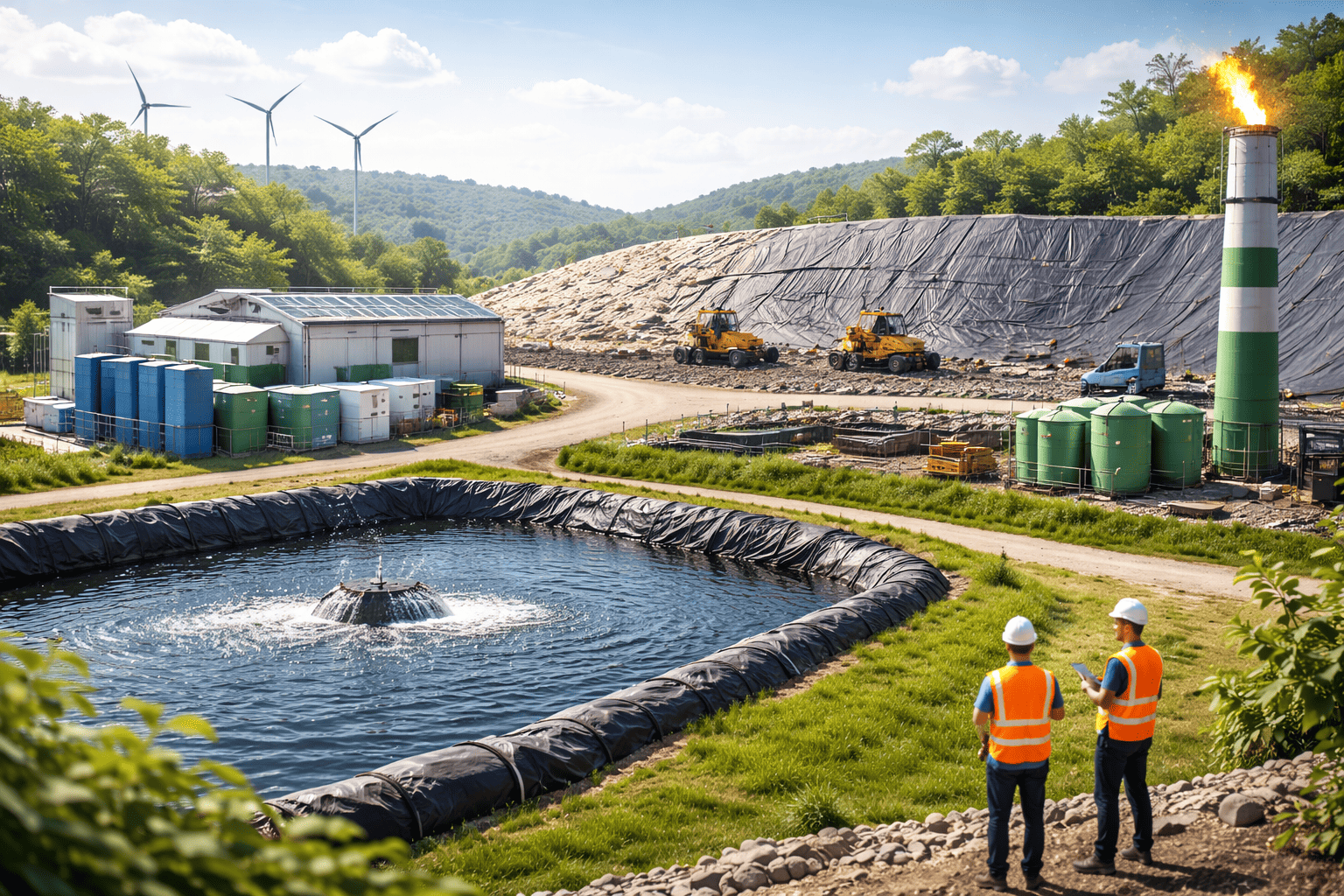Odair Jose Mannrich explica como o aterro sanitário funciona e garante controle ambiental