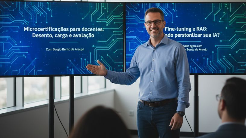 Fine-tuning e RAG: Quando personalizar sua IA? Saiba agora com Sergio Bento de Araujo