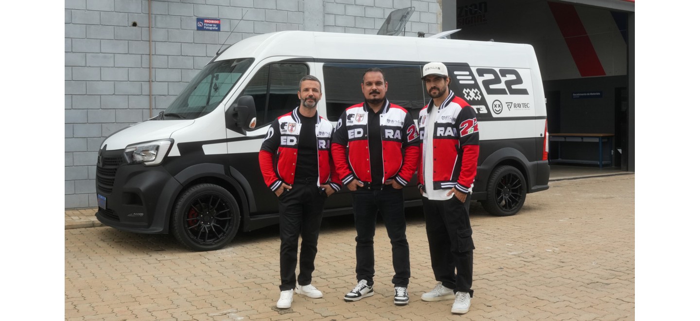 Caio Castro recebe van executiva personalizada sob medida pelo Grupo Raytec para aventuras na estrada
