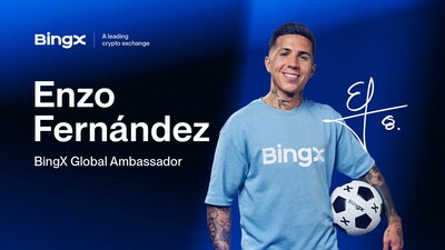 BingX anuncia bicampeão mundial Enzo Fernández como Embaixador Global às vésperas da Copa do Mundo FIFA 2026