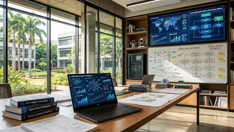 Inteligência artificial redefine estratégias das instituições de ensino, aponta Sérgio Bento de Araújo