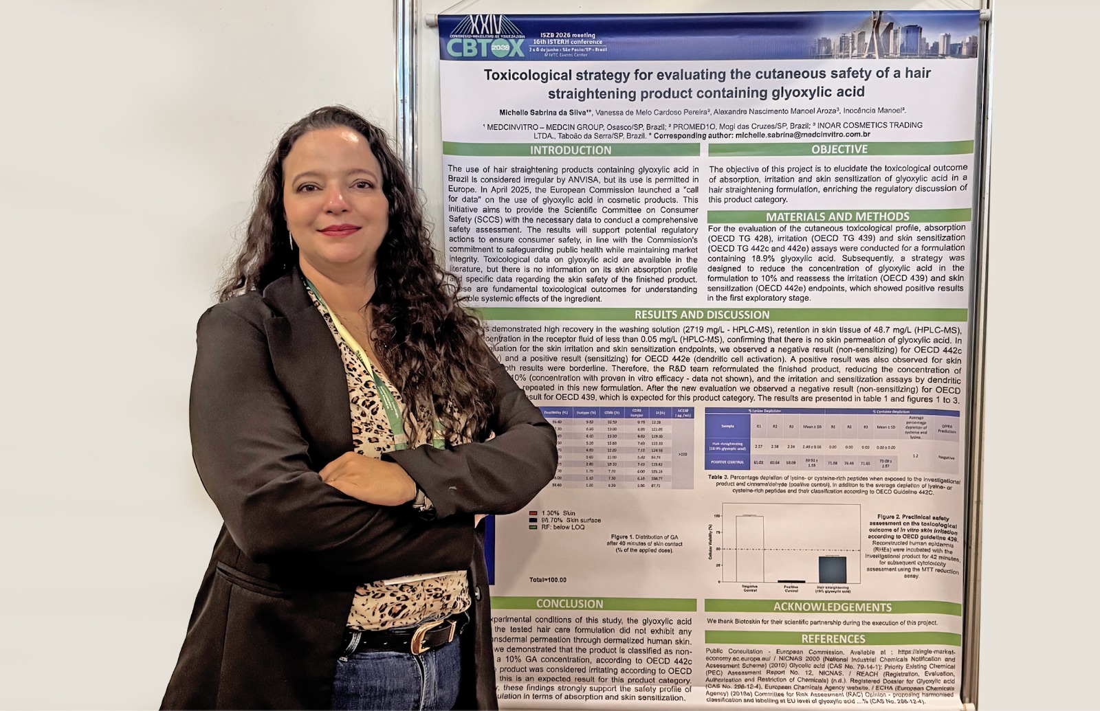 Inoar apresenta estudo internacional sobre a segurança cutânea do ácido glioxílico em alisantes