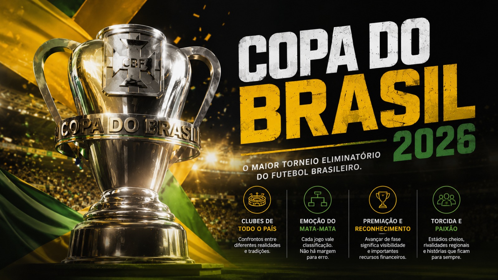 Disputa nacional deve manter calendário competitivo entre clubes brasileiros