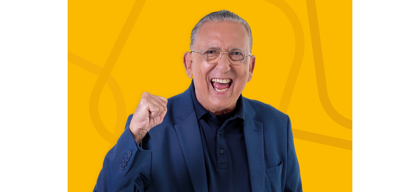 Galvão Bueno é o novo embaixador da franquia Casa de Bolos