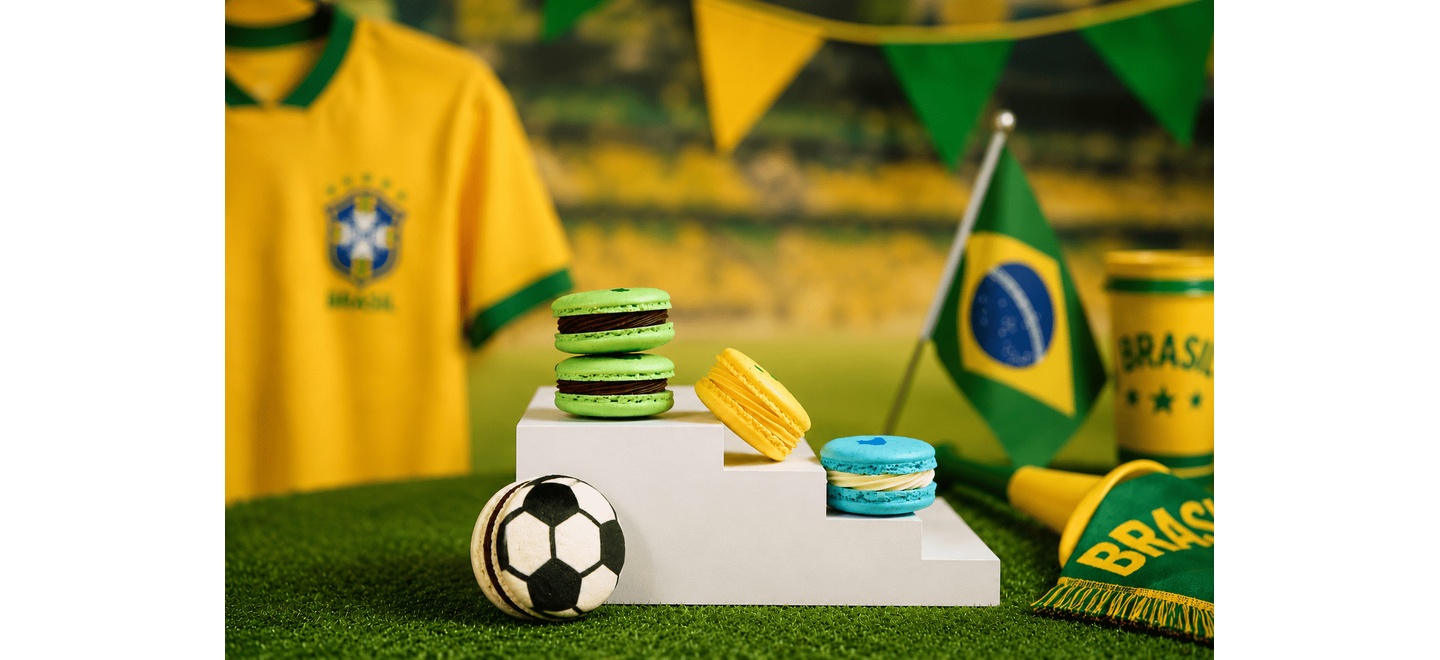 Golaço de sabor: Le Petit Macarons lança edição limitada para o maior campeonato de futebol do mundo