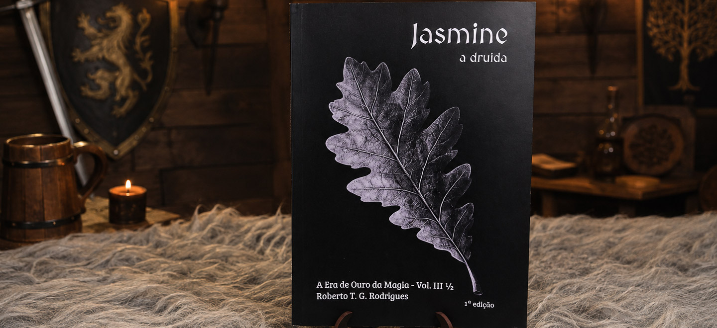 Após evento imersivo em SP, Jasmine, novo livro de Roberto T. G. Rodrigues, já está disponível para venda
