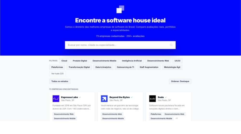 Plataforma usa inteligência artificial para conectar empresas a desenvolvedores de software no Brasil