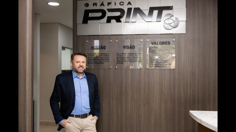 Indústria gráfica na era digital repensa modelos de negócio para sobreviver à disrupção, destaca Dalmi Fernandes Defanti Junior, fundador da Gráfica Print