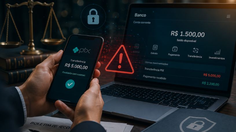 Golpe do PIX pressiona o sistema financeiro e amplia a discussão sobre proteção jurídica das vítimas, avalia advogado especialista em direito digital