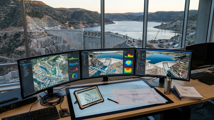 Diego Borges, engenheiro especializado em infraestrutura e saneamento, explica como a digitalização está transformando o planejamento e a gestão de grandes obras hídricas