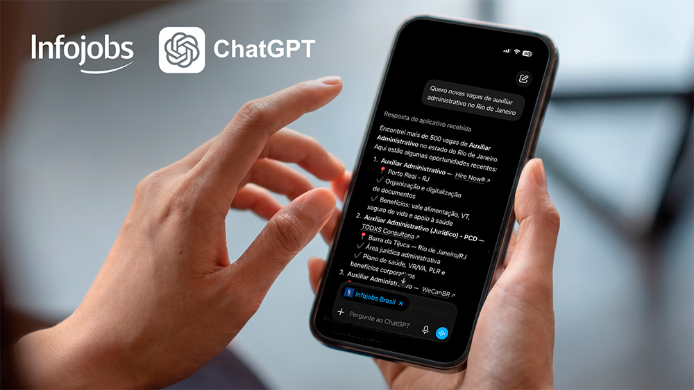 Cada vez mais brasileiros procuram vagas de emprego no ChatGPT; Infojobs resolveu entrar na conversa