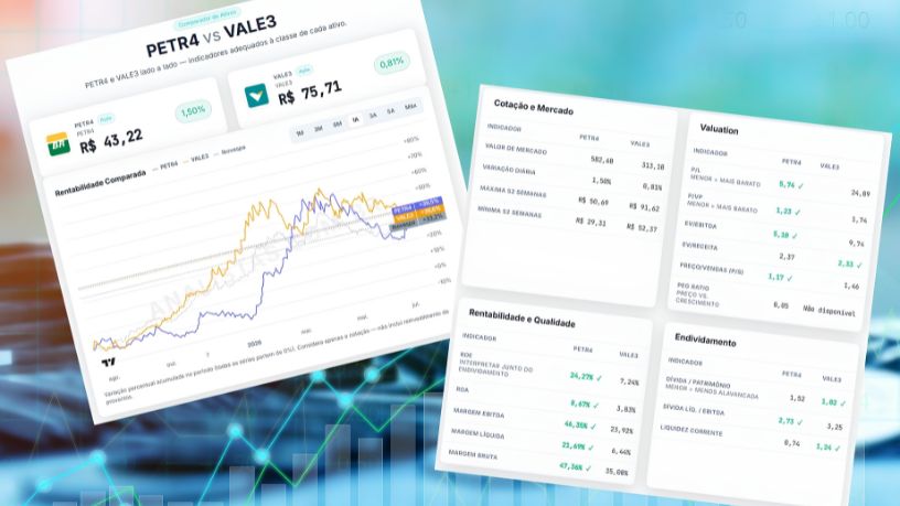 Analistas.com.br lança comparador de ações e amplia plataforma com calculadoras gratuitas