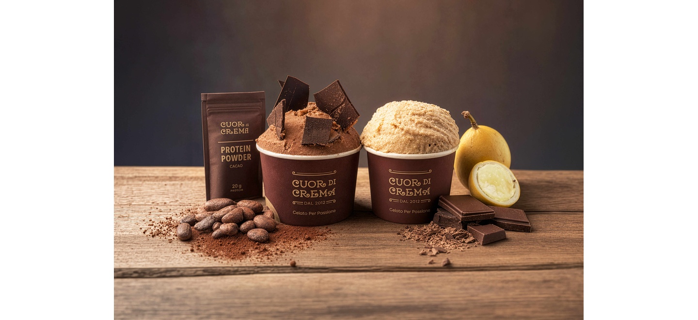 Cuor di Crema aposta em gelato proteico de olho na demanda por alimentos funcionais