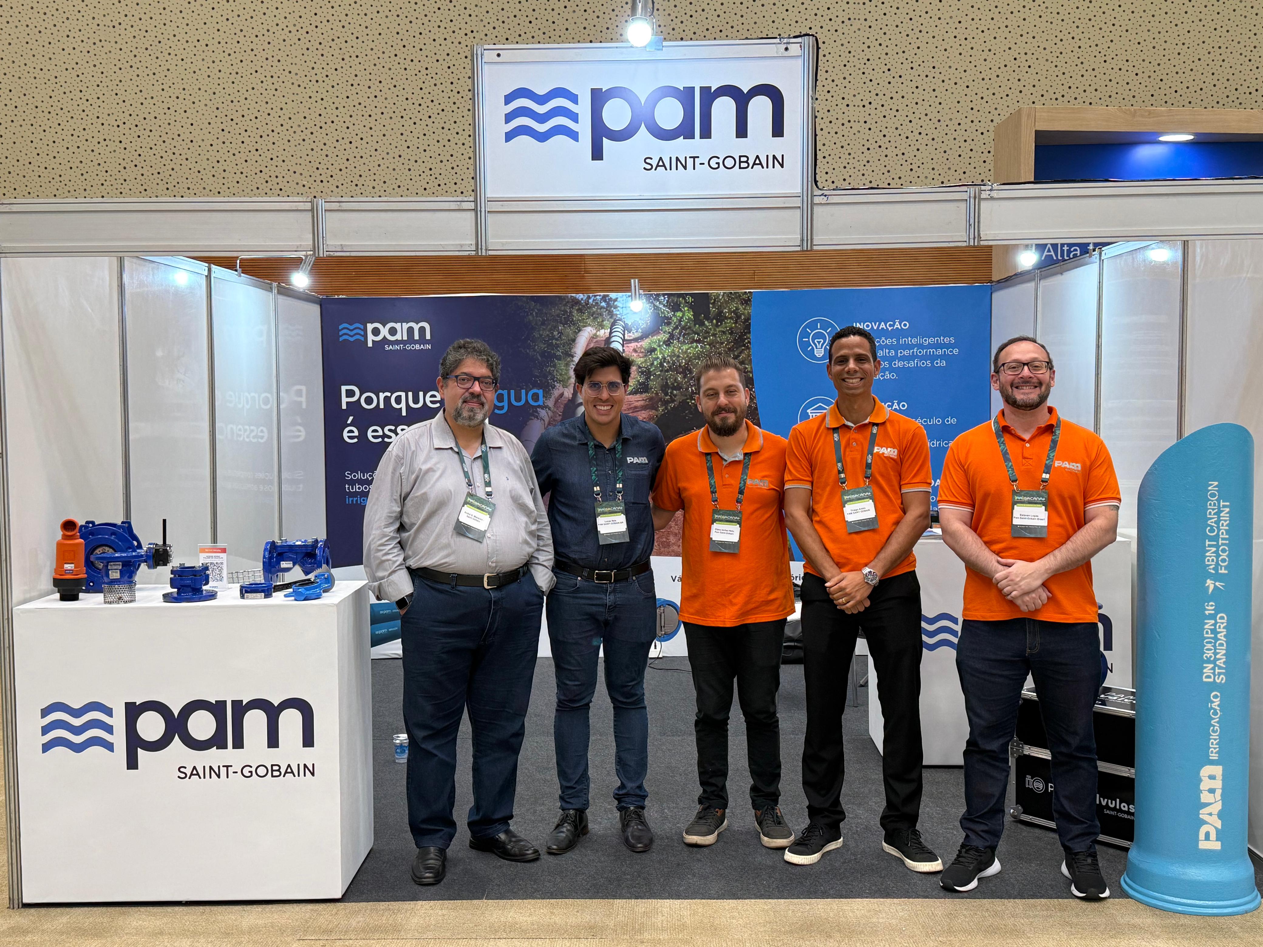 PAM Saint-Gobain Brasil marca presença no IRRIGACANA 2026