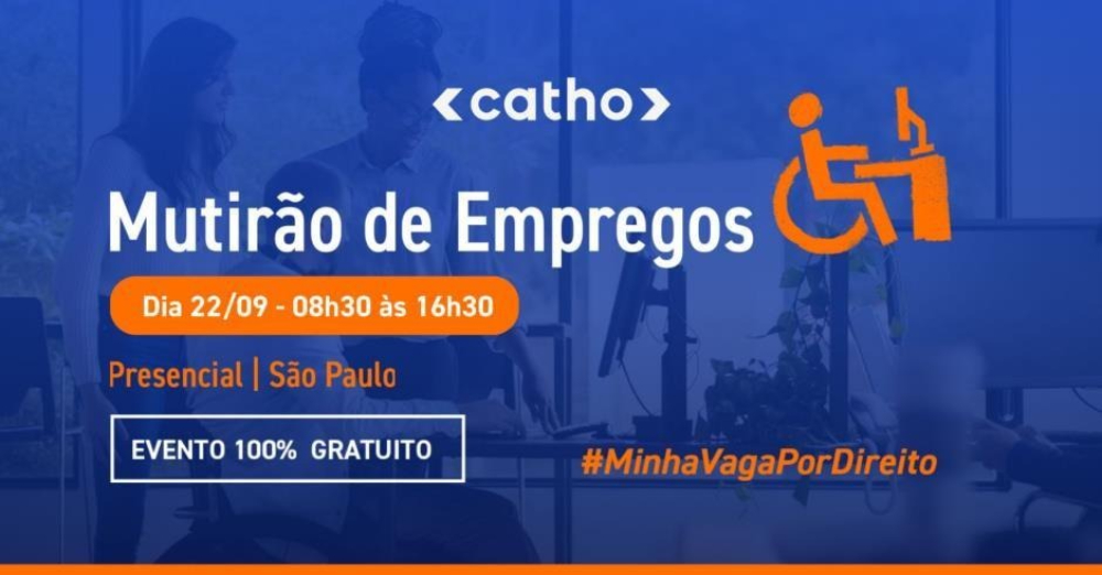 Mutirão reúne hoje mais de 600 vagas para pessoas com deficiência em São Paulo