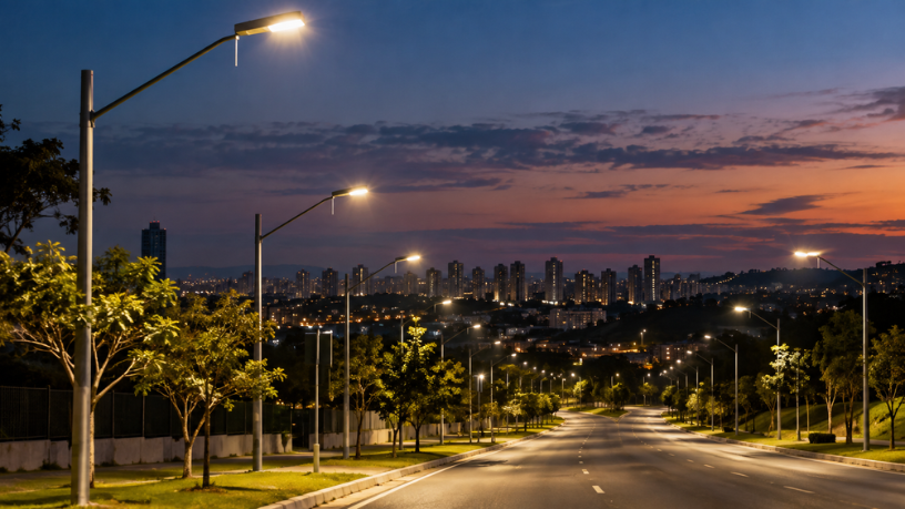 A automação moderniza a iluminação pública, explica o profissional da área de engenharia elétrica Matheus Vinicius Voigt