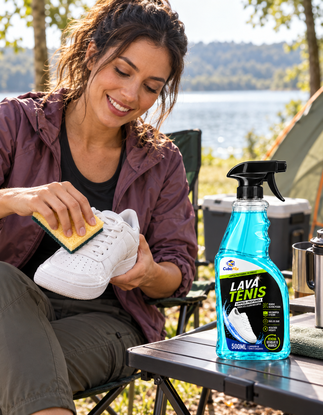 CuboMix lança Lava Tênis de 500 ml para limpeza de calçados