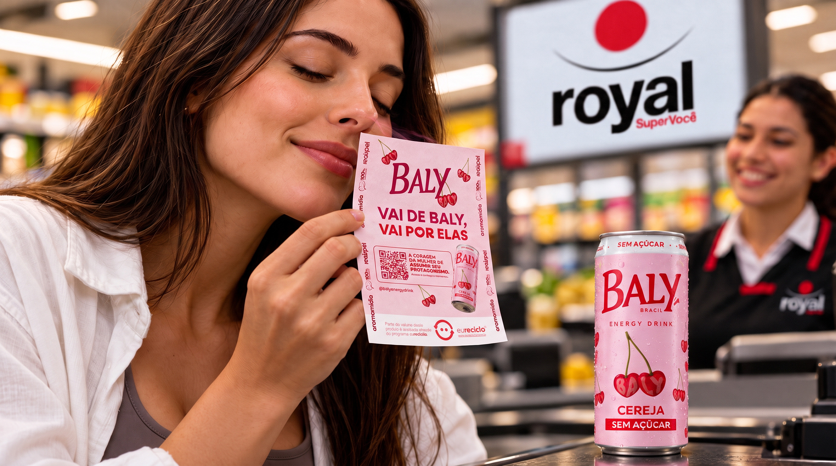 Regispel lança marketing sensorial de cereja no Royal