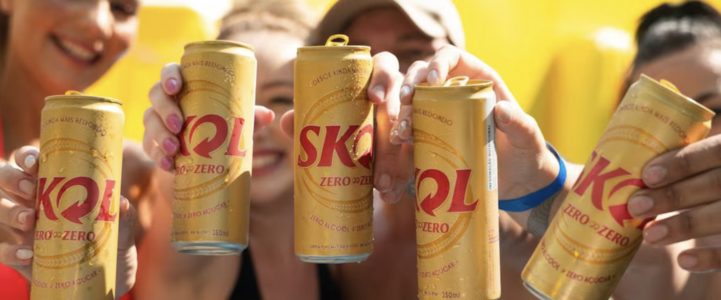 Banner de :Revolução no ‘Desce Redondo’: Skol inova com a primeira cerveja zero álcool e zero açúcar do Brasil