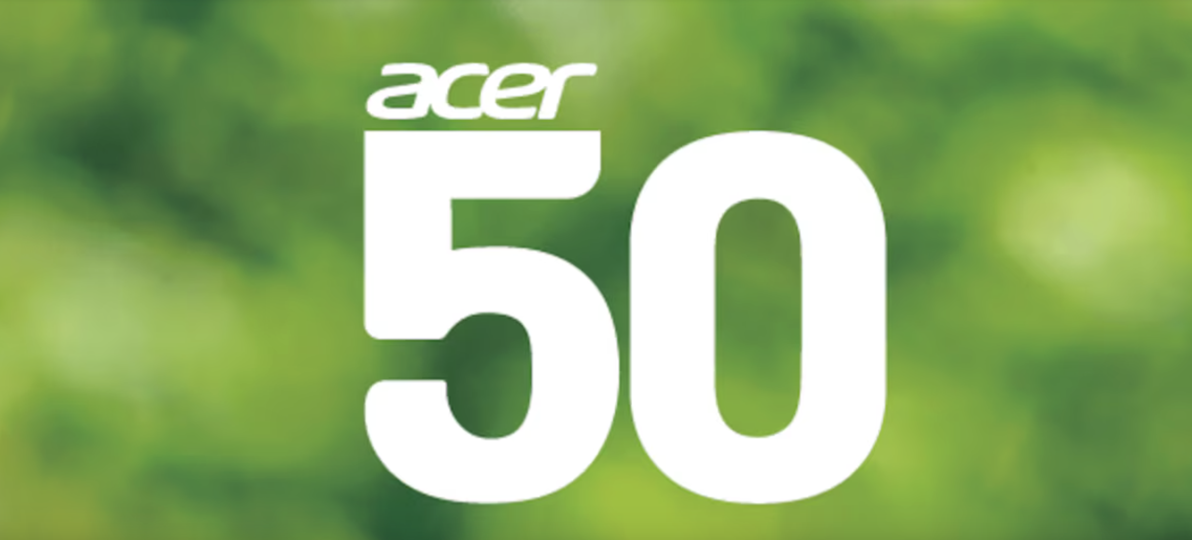 A história dos 50 anos da Acer